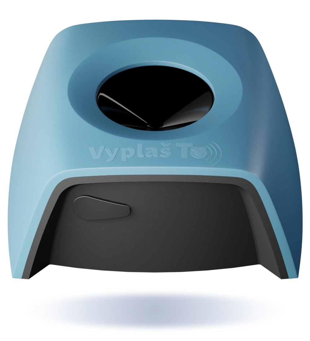 Plašič kún a myší - modrá farba