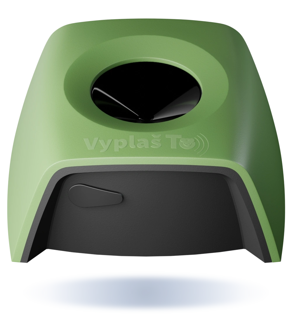 Plašič kún a myší - zelená farba